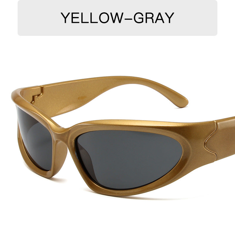 Wholesale Y2K PC Futuristic Sports Sunglasses